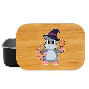 Mouse Halloween Basketball - Lunch Box - black - Front