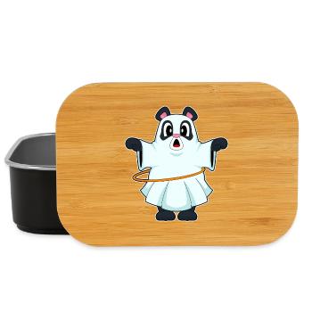 Panda Halloween Fitness - Lunch Box - black - Front