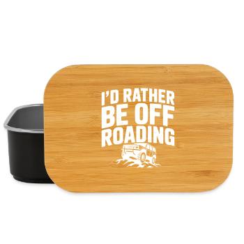 I’d Rather be Off Roading - Lunch Box - black - Front