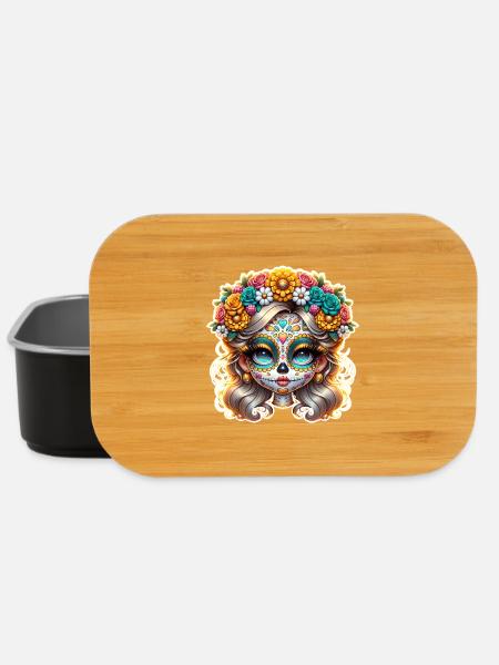La Catrina - Lunch Box - Schwarz