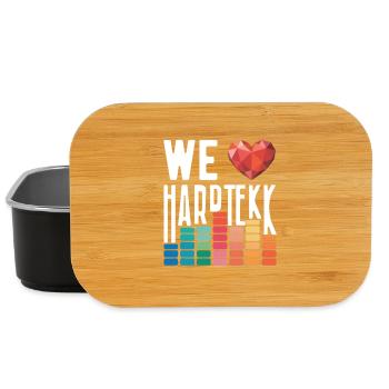 We Love Hardtekk Tekke East Germany - Lunch Box - black - Front