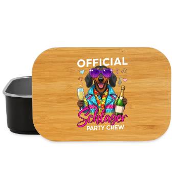 Official Schlager Party Crew - Lunch Box - black - Front