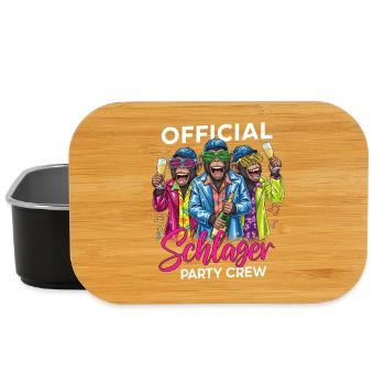 Official Schlager Party Crew - Lunch Box - Schwarz - Vorne