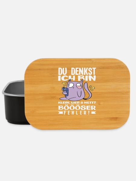 Böser Fehler Kleine Katze - Lunch Box - Schwarz