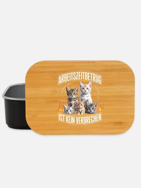 Arbeitszeitbetrug Ist Kein Verbrechen Y2K Bootleg - Lunch Box - Schwarz