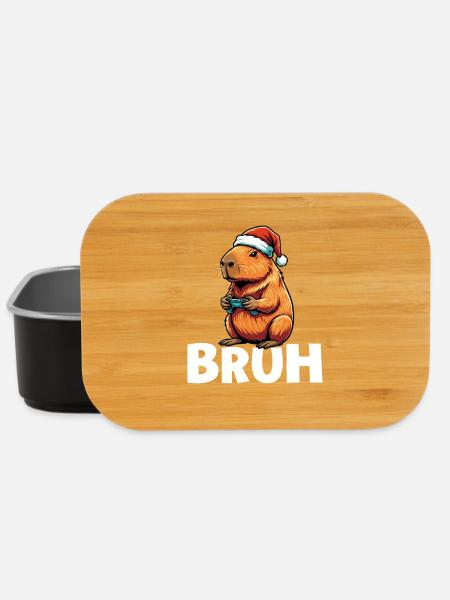 Bruh Gaming Lover Gamer Videospiele Weihnachten - Lunch Box - Schwarz