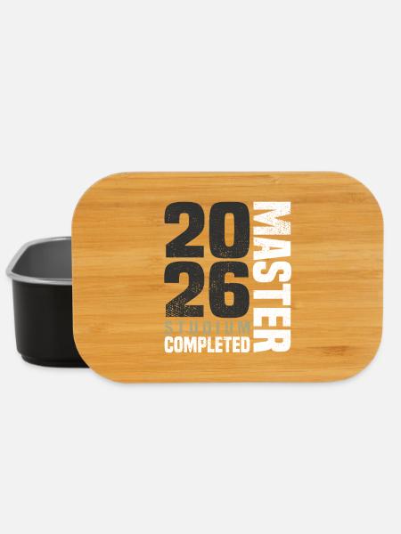 Master 2026 - Boîte à goûter - noir