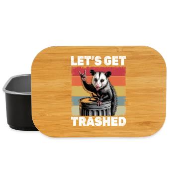Funny Opossum - Lunch Box - Schwarz - Vorne