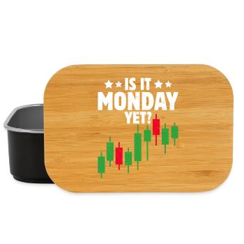 Aktien Börse Handeln Crypto Aktienmarkt Trader - Lunch Box - Schwarz - Vorne