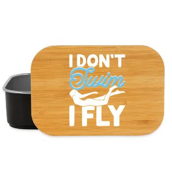Swimming Water Sports Float Gifts - Lunch Box - black - Front