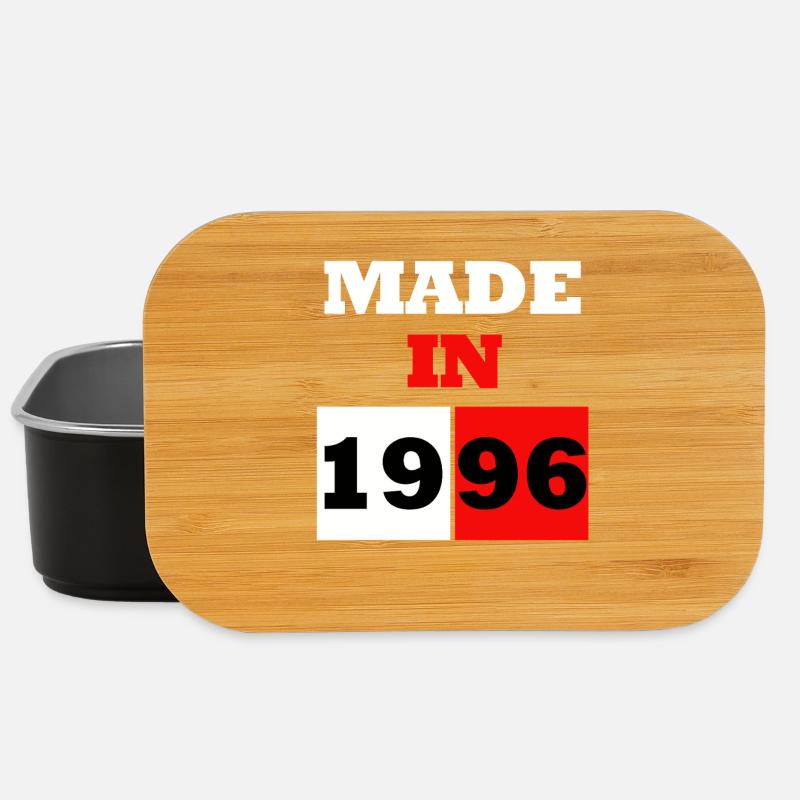 Born in 1996 Vintage Block - Lunch Box - black