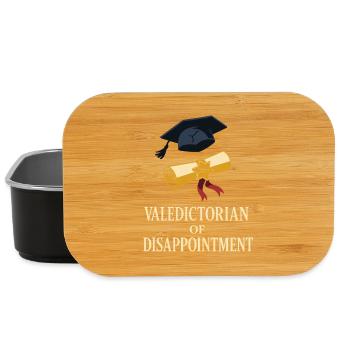 Highly gifted burnout graduate with academic - Lunch Box - black - Front