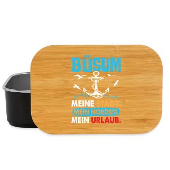 BÜSUM MA VILLE MON NORD MES VACANCES Drôle - Boîte à goûter - noir - Devant