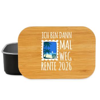 I'll be gone | Rente 2026 - Pension - Lunch Box - black - Front