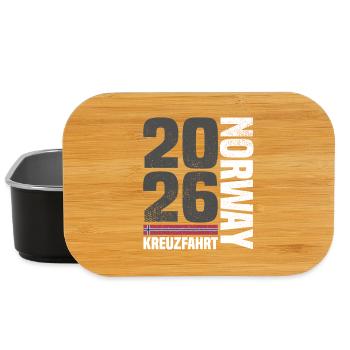 Norwegen Kreuzfahrt 2026  - Lunch Box - Schwarz - Vorne