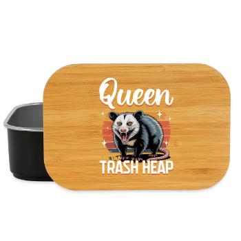 Funny Opossum - Lunch Box - black - Front