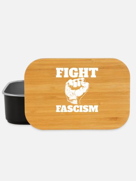 Lutte contre le fascisme Antifascisme - Boîte à goûter - noir