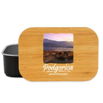 Podgorica Montenegro - Lunch Box - Schwarz - Vorne