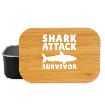 Drôle de déguisement de requin pour un survivant d’un Ha - Boîte à goûter - noir - Devant