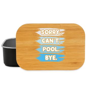 Swimming Water Sports Float Gifts - Lunch Box - black - Front