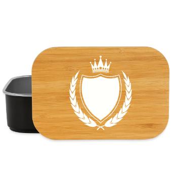 Royal Coat of Arms Emblem - Lunch Box - black - Front