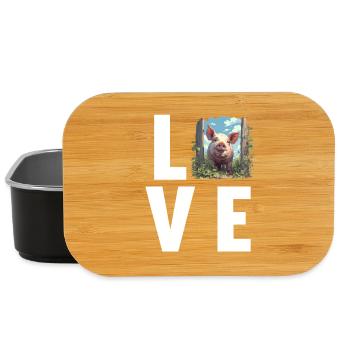 Pig Pig - Lunch Box - black - Front
