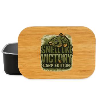 Smell Like Victory Carp Edition Fishing Fun - Lunch Box - black - Front