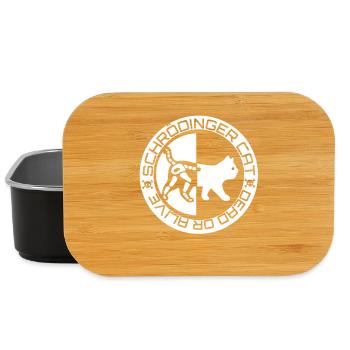 Schrödinger's cat - Lunch Box - black - Front