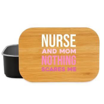 Nurse and mother: Undaunted - Lunch Box - black - Front