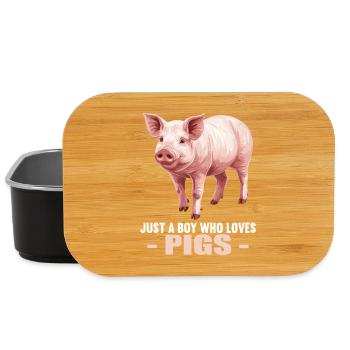 Pig Pig - Lunch Box - black - Front