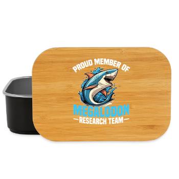 Équipe de recherche Megalodon Meg Shark Lover Megalodon - Boîte à goûter - noir - Devant