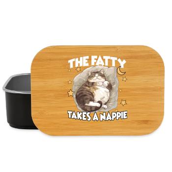 Perfect gift idea for cat lovers Cozy Cat - Lunch Box - black - Front