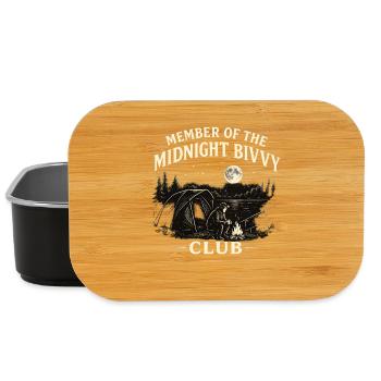 Member of the Midnight Bivvy Club - Outdoor - Lunch Box - black - Front