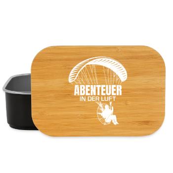 Motorschirm ABENTEUER IN DER LUFT Lustiges - Lunch Box - Schwarz - Vorne