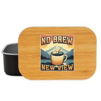 Kaffeeentzug Ex-Kaffeetrinker No Brew New View - Lunch Box - Schwarz - Vorne