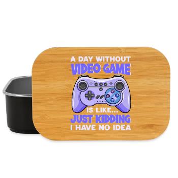Gamer Gaming - Lunch Box - black - Front