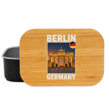 Berlin Brandenburger Tor - Lunch Box - Schwarz - Vorne