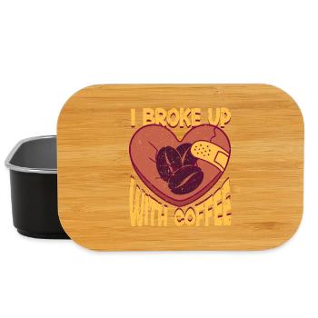 Ex-Kaffeetrinker I Broke Up With Coffee - Lunch Box - Schwarz - Vorne