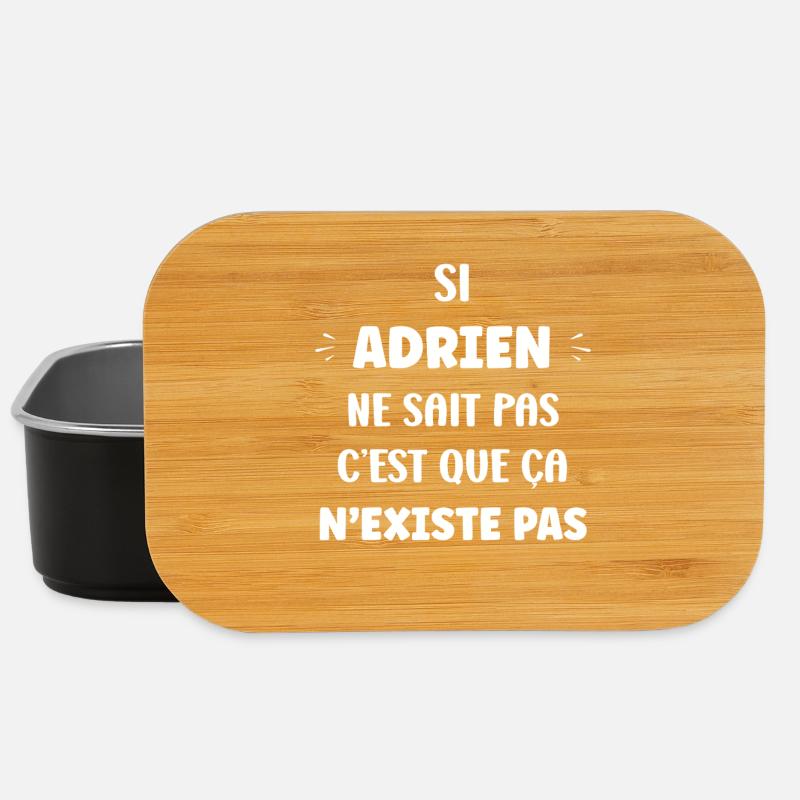 If Adrien doesn't know how to tee - Lunch Box - black