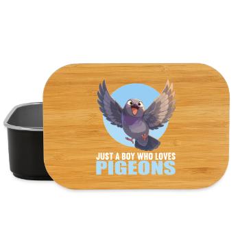 Pigeons Pigeon - Lunch Box - black - Front