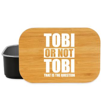 Tobi or not Tobi - Lunch Box - Schwarz - Vorne