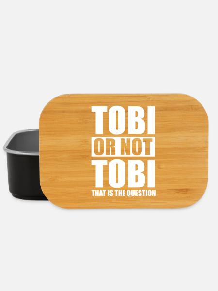 Tobi or not Tobi - Lunch Box - Schwarz