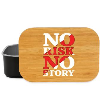 No Risk No Story - Lunch Box - black - Front