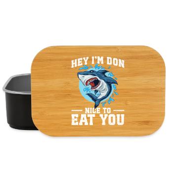  Megalodon Shark Collector Meg Research Team - Lunch Box - black - Front