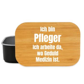 I am a caregiver Patience - Lunch Box - black - Front