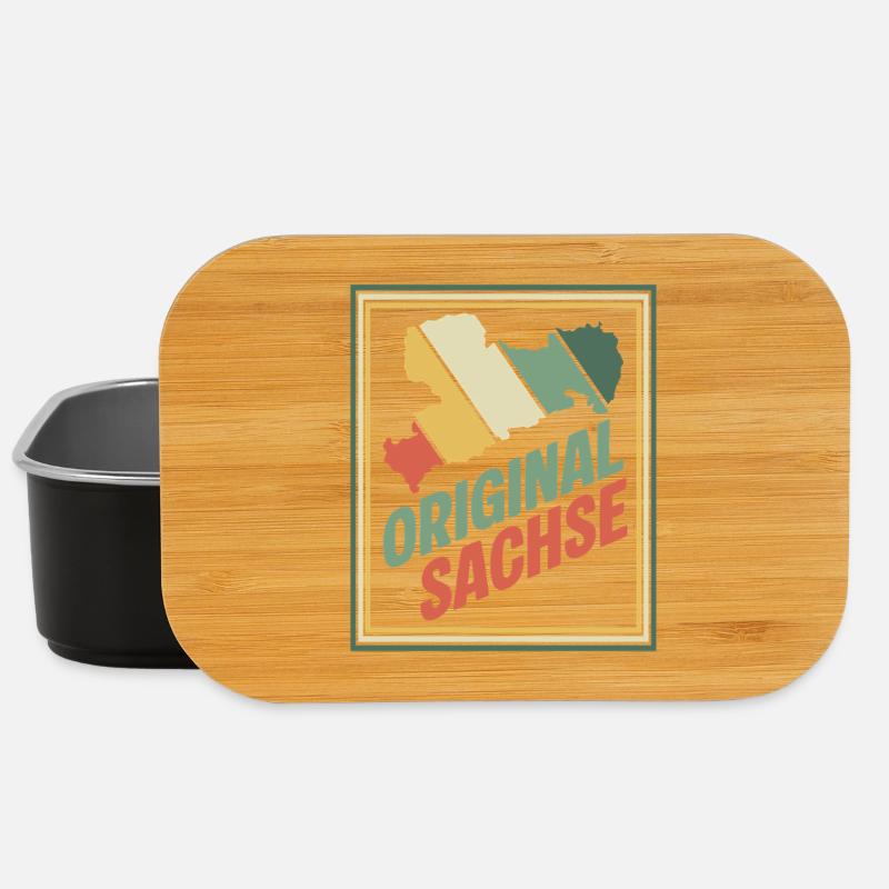 Original Sachsen Retro Emblem - Lunch Box - Schwarz