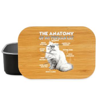 Persian Cats Gift for Cat Lover - Lunch Box - black - Front