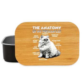 Süßes Katzen Frauen Motiv Katzen Spruch - Lunch Box - Schwarz - Vorne