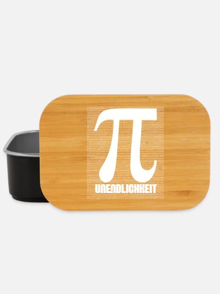 Pi Symbol Muster Nerd - Lunch Box - Schwarz