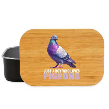 Pigeons Pigeon - Lunch Box - black - Front